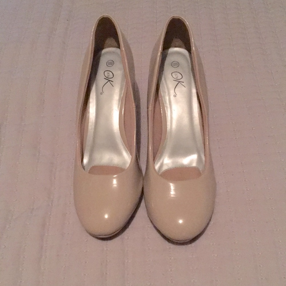 “it’s OK” Nude 3-inch Heels
